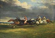 Theodore   Gericault The Epsom Derby oil painting reproduction